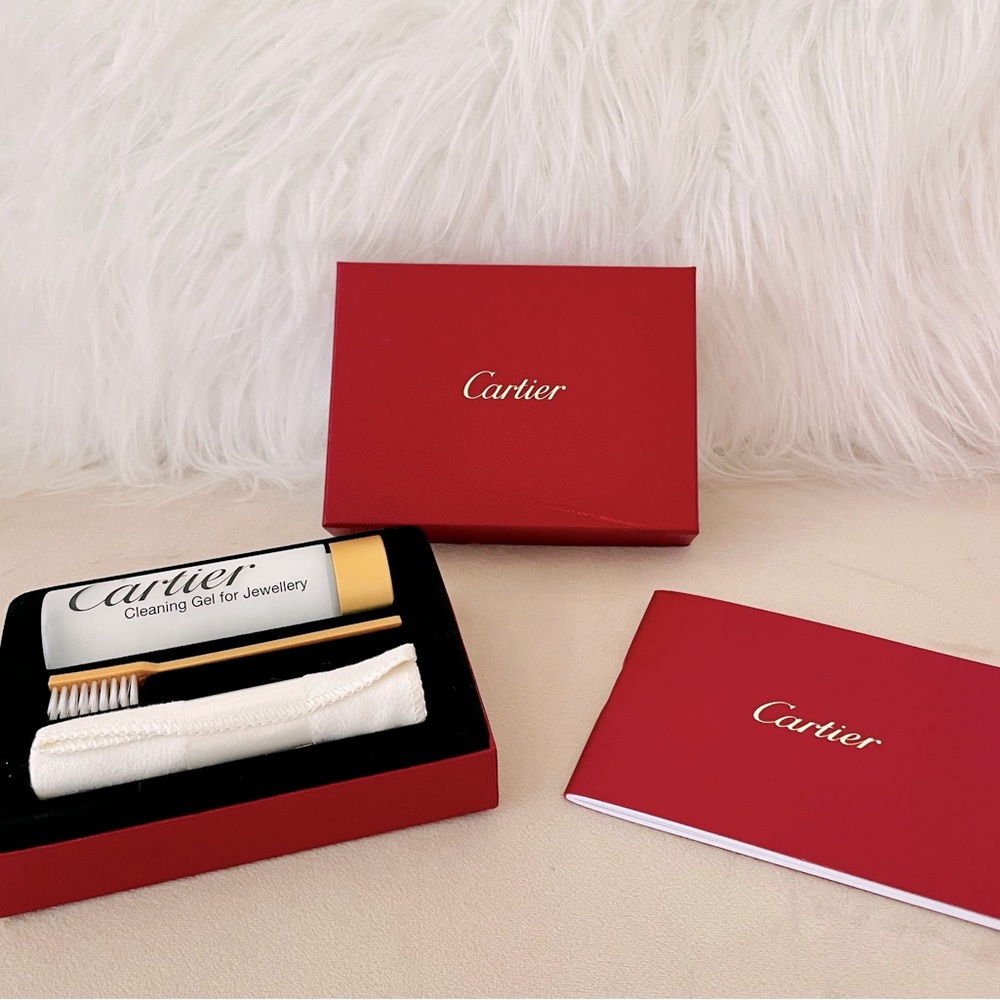 New Cartier cleaning gel for jewelry set.